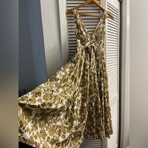 Aakaa Floral Print Sundress